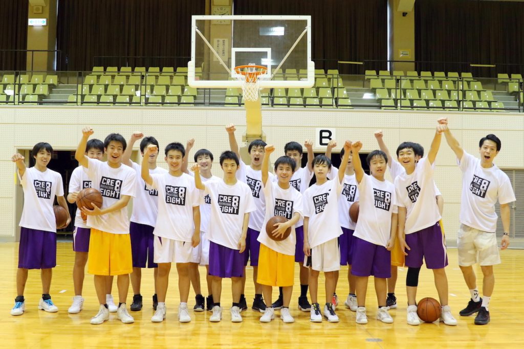 京都の長岡中学バスケ部へ 出張スクールに行ってきました 京都のバスケットボールスクール 元プロが指導するcreeight